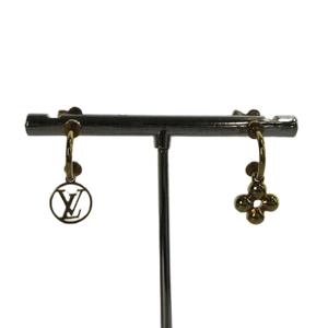 ルイヴィトン LOUIS VUITTON M64859 ピアス ブルーミング LVサークル モノグラム フラワー アクセサリー 両耳用 ロゴ ゴールド色 ■GY17 /MQ ■OH レディース