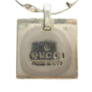 グッチ GUCCI キーリング チャーム キーホルダー ロゴ スクエア シルバー色 ■GY18 /MQ ■OH メンズ