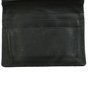 グッチ GUCCI カードケース 名刺入れ ロゴプレート GGキャンバス レザー 黒 ブラック グレー /SS ■OS ■OH ■GY18 メンズ
