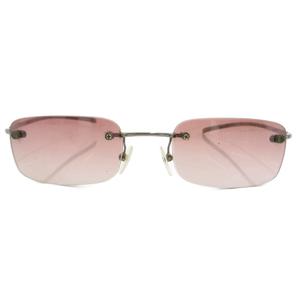 グッチ GUCCI 6LBAI サングラス アイウェア スクエア型 リムレス 51□19 135 サイドロゴ イタリア製 シルバーカラー GG1715/S /GV ■GY18 メンズ レディース