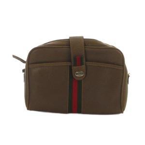 グッチ GUCCI クラッチバッグ セカンドバッグ レザー ロゴ 茶 ブラウン ■GY18 /MQ ■OH メンズ