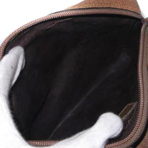 グッチ GUCCI クラッチバッグ セカンドバッグ レザー ロゴ 茶 ブラウン ■GY18 /MQ ■OH メンズ