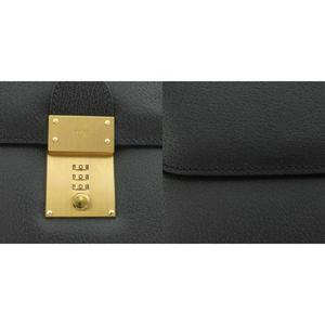 グッチ GUCCI ブリーフケース 書類かばん レザー 黒 ブラック /MI ■OH ■GY17 メンズ