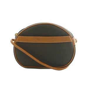 ランバン LANVIN ショルダーバッグ レザー 総柄 グレー 茶 ブラウン /MI ■GY18 レディース