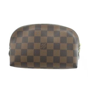 ルイヴィトン LOUIS VUITTON ダミエ ポーチ PVCレザー 茶 ブラウン /MI ■OH ■GY17 レディース