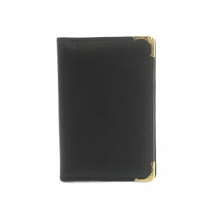 グッチ GUCCI カードケース 名刺入れ 二つ折り レザー 黒 ブラック /MI ■OH ■GY17 メンズ