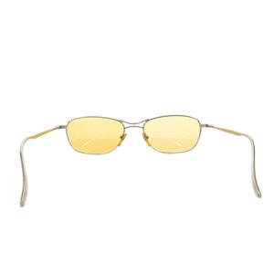 グッチ GUCCI サングラス アイウェア フルリム ツーブリッジ 53□18 シルバーカラー 黄 イエロー GG1618/S /MG ■GY1 メンズ レディース