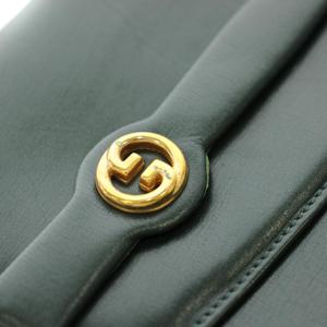 グッチ GUCCI カードケース マルチケース レザー ロゴ 緑 グリーン /AN ■GY11 ■OH メンズ