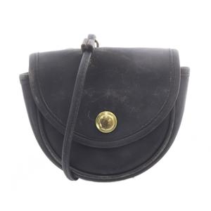 コーチ COACH オールドコーチ OLD COACH レザー ショルダーバッグ ポーチ 黒 ブラック /SR ■GY18 レディース