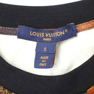 ルイヴィトン LOUIS VUITTON  Tシャツ カットソー 半袖 モノグラム トランク 総柄 コットン S 茶 ブラウン マルチカラー RW242WB QVR FRJT89 /MW ■GY40 レディース