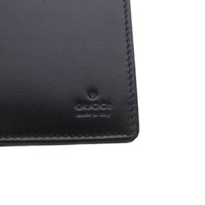 グッチ GUCCI 長財布 お札入 レザー ブラック 030・1552・1530 /YO21 ■GY18 ■OH メンズ