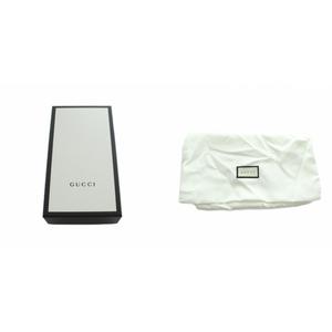 グッチ GUCCI 長財布 ロングウォレット フラップ 小銭入れ レザー 黒 ブラック 456116 /MI ■OH ■GY11 メンズ