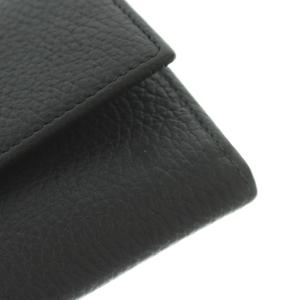 グッチ GUCCI 長財布 ロングウォレット フラップ 小銭入れ レザー 黒 ブラック 456116 /MI ■OH ■GY11 メンズ