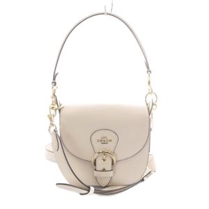 コーチ COACH クリオ ショルダーバッグ 2WAYバッグ ハンドバッグ レザー ロゴ ベージュ 17 C5685 /SR レディース