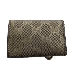 グッチ GUCCI GGスプリーム キーケース 6連 レザー ゴールド色 212111・2888 /AN ■OH レディース