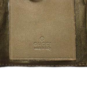 グッチ GUCCI GGスプリーム キーケース 6連 レザー ゴールド色 212111・2888 /AN ■OH レディース
