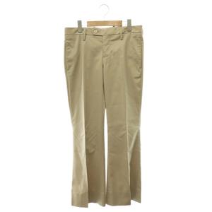 グッチ GUCCI ジャケットパンツセットアップ テーラード フレアパンツ モノグラム柄 ウール シルク混 40 ベージュ 145558 145655 /CX ■GY18  レディース