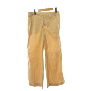 グッチ GUCCI フレアパンツ ストレッチ ウェブストライプ インターロッキングG 38 ベージュ 152728 /DF ■GY18 レディース