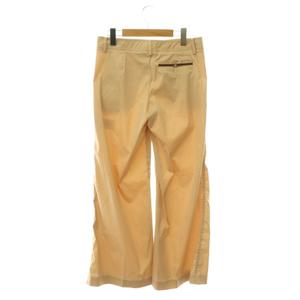 グッチ GUCCI フレアパンツ ストレッチ ウェブストライプ インターロッキングG 38 ベージュ 152728 /DF ■GY18 レディース