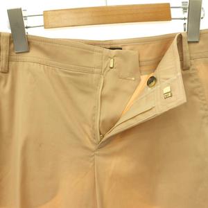 グッチ GUCCI フレアパンツ ストレッチ ウェブストライプ インターロッキングG 38 ベージュ 152728 /DF ■GY18 レディース