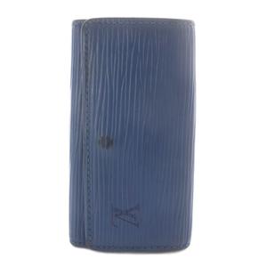 ルイヴィトン LOUIS VUITTON エピ ミュルティクレ4 キーケース レザー ブルー M63825 /YO6 ■GY18 ■OH メンズ レディース