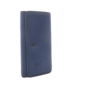 ルイヴィトン LOUIS VUITTON エピ ミュルティクレ4 キーケース レザー ブルー M63825 /YO6 ■GY18 ■OH メンズ レディース