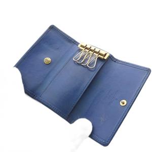ルイヴィトン LOUIS VUITTON エピ ミュルティクレ4 キーケース レザー ブルー M63825 /YO6 ■GY18 ■OH メンズ レディース