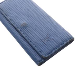 ルイヴィトン LOUIS VUITTON エピ ミュルティクレ4 キーケース レザー ブルー M63825 /YO6 ■GY18 ■OH メンズ レディース
