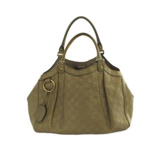 グッチ GUCCI 211944 トートバッグ ハンド インターロッキングG ホースビット柄 ロゴチャーム ベージュ ■GY18 /MQ ■OH レディース
