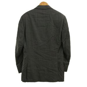 グッチ GUCCI スーツ セットアップ 上下 テーラードジャケット ウール シングル 3B 総裏地 サイドベンツ パンツ スラックス 44 S グレー 28E7F3 /XZ ■GY18 メンズ