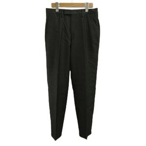 グッチ GUCCI スーツ セットアップ 上下 テーラードジャケット ウール シングル 3B 総裏地 サイドベンツ パンツ スラックス 44 S グレー 28E7F3 /XZ ■GY18 メンズ