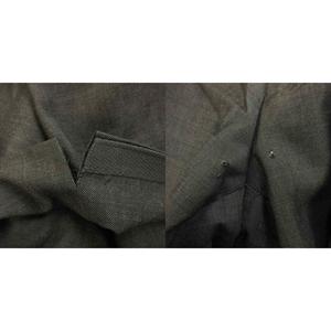 グッチ GUCCI スーツ セットアップ 上下 テーラードジャケット ウール シングル 3B 総裏地 サイドベンツ パンツ スラックス 44 S グレー 28E7F3 /XZ ■GY18 メンズ