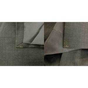 グッチ GUCCI スーツ セットアップ 上下 テーラードジャケット ウール シングル 3B 総裏地 サイドベンツ パンツ スラックス 44 S グレー 28E7F3 /XZ ■GY18 メンズ