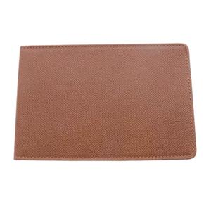 ルイヴィトン LOUIS VUITTON カードケース レザー ロゴ 茶色 ブラウン /SR ■GY18 ■OH メンズ