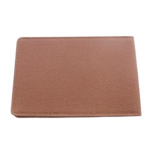 ルイヴィトン LOUIS VUITTON カードケース レザー ロゴ 茶色 ブラウン /SR ■GY18 ■OH メンズ