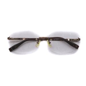 バーバリー BURBERRY メガネ 眼鏡 リムレス ロゴ 度あり 54□18-140 ゴールド色 BE 1060T 1016 /YO34 ■GY11 メンズ レディース