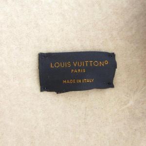 ルイヴィトン LOUIS VUITTON M93281 デュオ インフィニティ マフラー ロゴ ウール カシミア モノグラム 白 ホワイト ■GY42 /MQ ■OH レディース