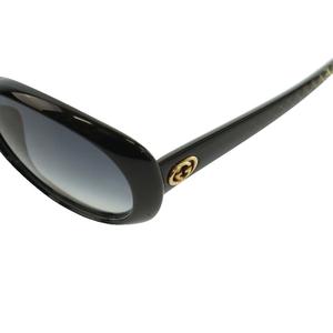 グッチ GUCCI サングラス オーバル型 セルフレーム 度無し ロゴ 59□17 黒 ブラック /SS ■OS ■OH ■GY17 メンズ レディース