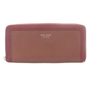 ケイトスペード KATE SPADE 長財布 小銭入れあり レザー 赤 レッド /SR ■GY17 レディース