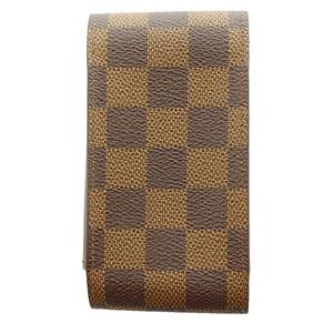 ルイヴィトン LOUIS VUITTON ダミエ エテュイ・シガレット タバコケース コーティングキャンバス 茶 ブラウン /SS ■OS ■OH ■GY11 レディース