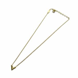 ルイヴィトン LOUIS VUITTON M61083 エセンシャルV ネックレス ペンダント アクセサリー ロゴ ゴールド色 ■GY18 /MQ ■OH レディース