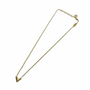 ルイヴィトン LOUIS VUITTON M61083 エセンシャルV ネックレス ペンダント アクセサリー ロゴ ゴールド色 ■GY18 /MQ ■OH レディース