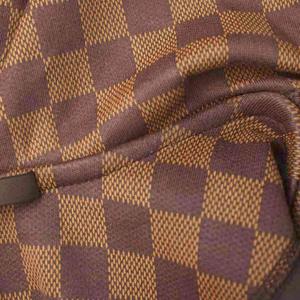 ルイヴィトン LOUIS VUITTON ジップアップパーカー フーディー ダミエ柄 ロゴ コットン S 茶 ブラウン RM102D MQJR40JDE /MW ■GY18 メンズ