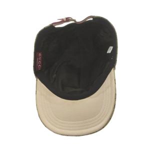 グッチ GUCCI キャップ ヒグチユウコ 日本限定 帽子 GG柄キャンバス 猫 キャット ロゴ M 57cm 茶 ブラウン ■GY11 /MQ ■OH レディース