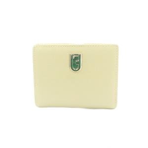 フルラ FURLA 財布 二つ折り 小銭入れ レザー クリームイエロー /MI ■GY18 レディース
