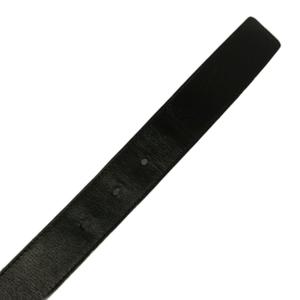 グッチ GUCCI ヴィンテージ ベルト レザー バックル ロゴ スクエアプレート 90/36 黒 ブラック /XZ ■GY18 メンズ