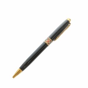 バーバリー BURBERRY 文房具 ボールペン 黒インク 筆記用具 黒 ゴールドカラー ベージュ 赤 /MI ■GY18 レディース