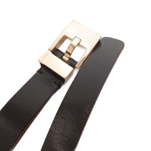 グッチ GUCCI ベルト ロゴ刻印 レザー 65・26 036・1450・1389 黒 ブラック /FF ■GY18 メンズ