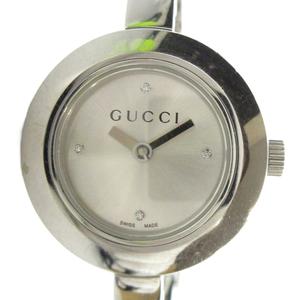 グッチ GUCCI ジャンク品 105 腕時計 バングルウォッチ クォーツ シルバー色 ■GY18 /MQ ■OH レディース