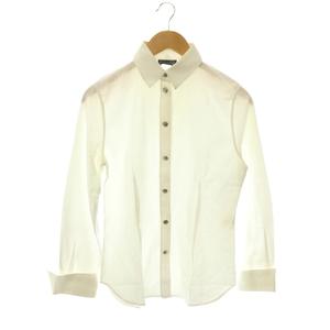 グッチ GUCCI シャツ ブラウス 長袖 M ホワイト /ES ■GY18 レディース
